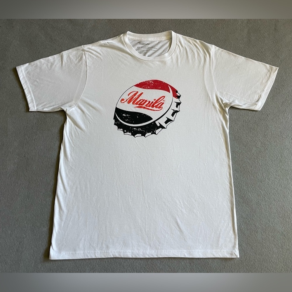 Islands Brand Manila Men’s T-shirt White Size XL